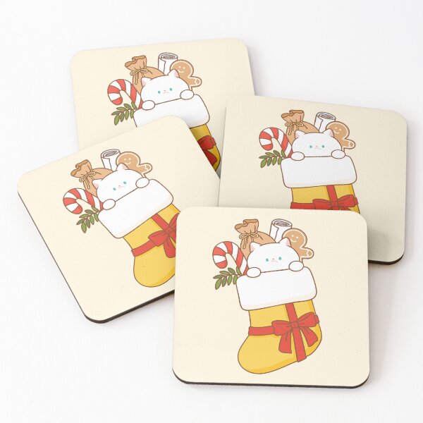 Item preview, Cat in Christmas Stocking designed and sold by salposi.