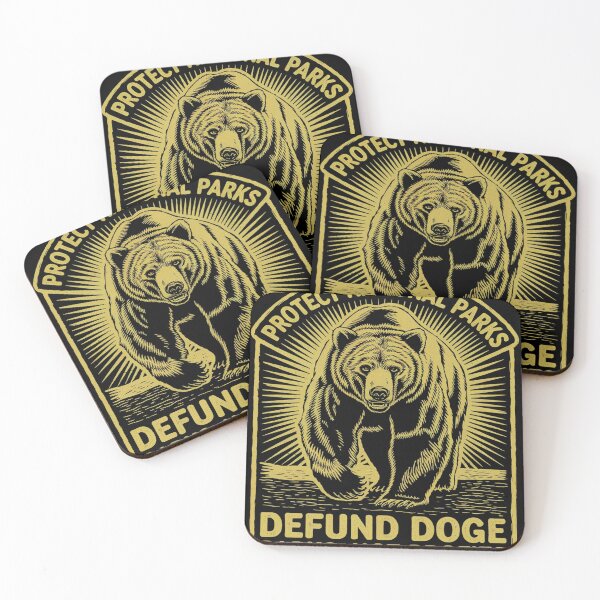 Item preview, Defund DOGE Support Not Profits Bear 1 designed and sold by RoyTill0Art.