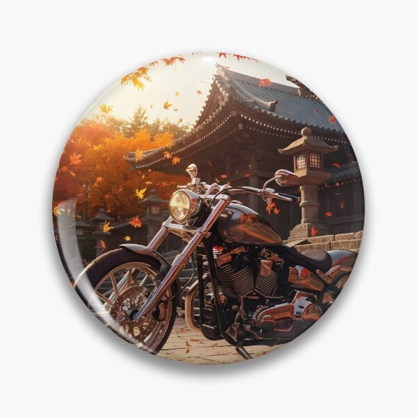 Item preview, Custom Motorcycle in Autumn Temple Light designed and sold by MINE Design-Works.