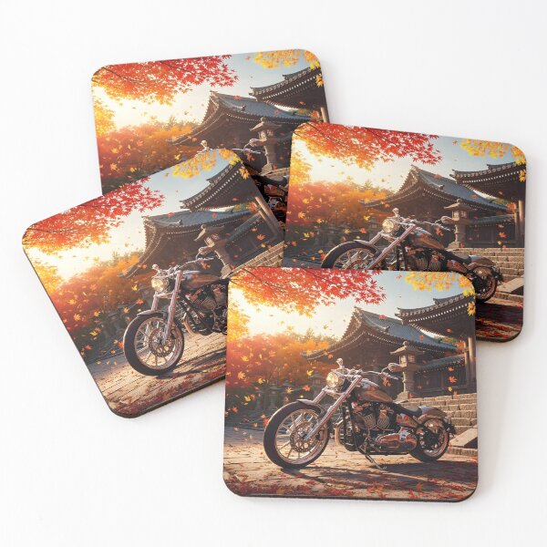 Item preview, Custom Motorcycle in Autumn Temple Light designed and sold by MINE Design-Works.
