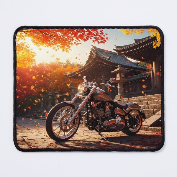 Item preview, Custom Motorcycle in Autumn Temple Light designed and sold by MINE Design-Works.