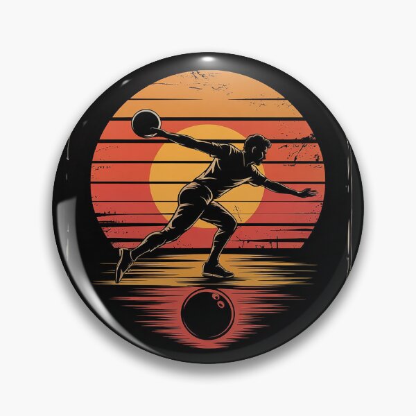 Item preview, Bowling sunset 70s Bowling  designed and sold by lilLilaBatArt.