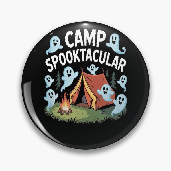 Item preview, Camp Spooktacular Ghostly Adventure Awaits Halloween Fun designed and sold by StuffNestie.