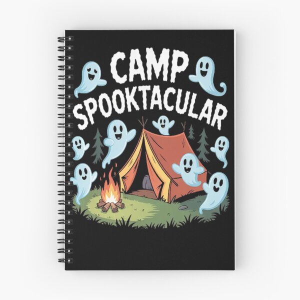 Item preview, Camp Spooktacular Ghostly Adventure Awaits Halloween Fun designed and sold by StuffNestie.
