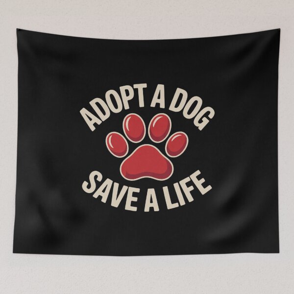 Item preview, Dog Adopt Adoption Rescue  designed and sold by RsFilsingerArt.