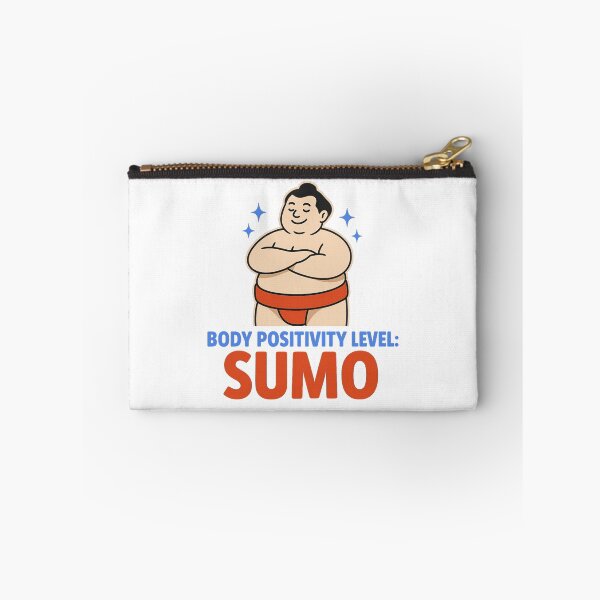 Item preview, Body Positivity Level: Sumo – Cute Confident Sumo Wrestler designed and sold by SidTastic .