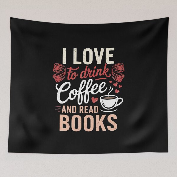 Item preview, Coffee And Reading I Love To Drink Coffee And Read Books 1  designed and sold by lilLilaBatArt.