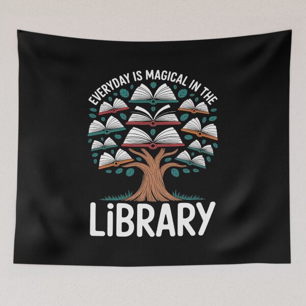Item preview, Everyday Is Magical In the Library Book Lover Top  designed and sold by RoyTill0Art.