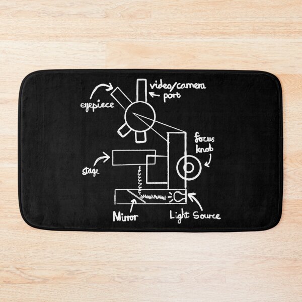 Item preview, Light Microscope Diagram: Light On Dark designed and sold by chowlet.