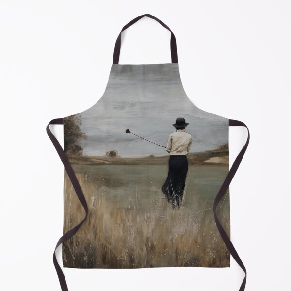 Item preview, Woman Golfing on a Cloudy Day designed and sold by lautir.
