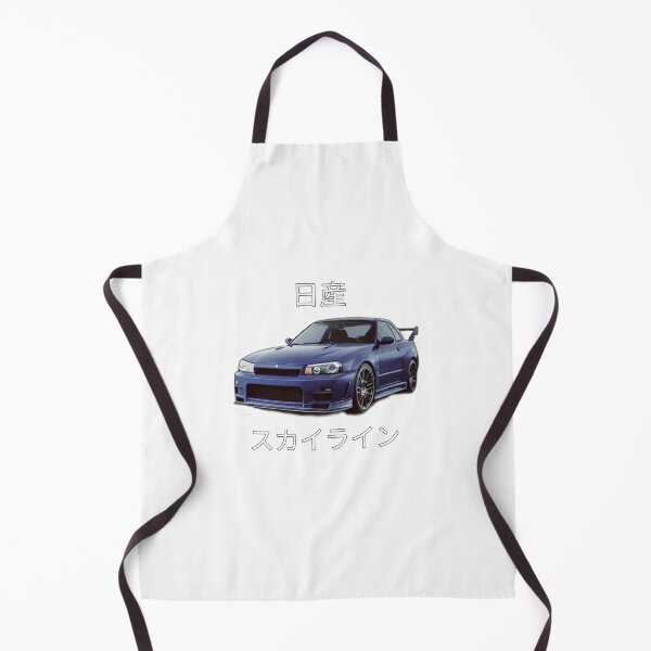 Artikelvorschau, Nissan R34 Skyline – Klassisches JDM-Legenden-T-Shirt entworfen und verkauft von Wrenchwear.