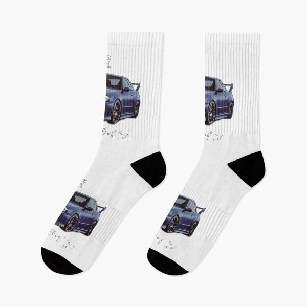 Artikelvorschau, Nissan R34 Skyline – Klassisches JDM-Legenden-T-Shirt entworfen und verkauft von Wrenchwear.