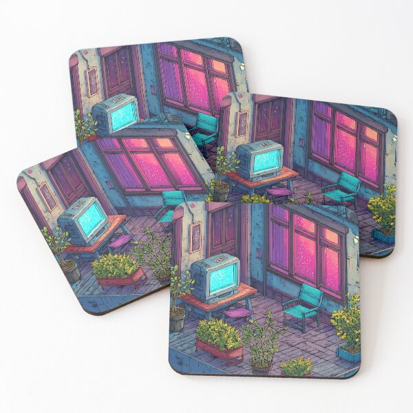 Item preview, Retro Vaporwave Pixel Art designed and sold by bapupa.