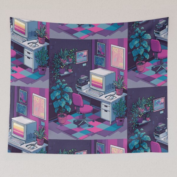 Item preview, Vaporwave Aesthetic Pixel Art designed and sold by bapupa.