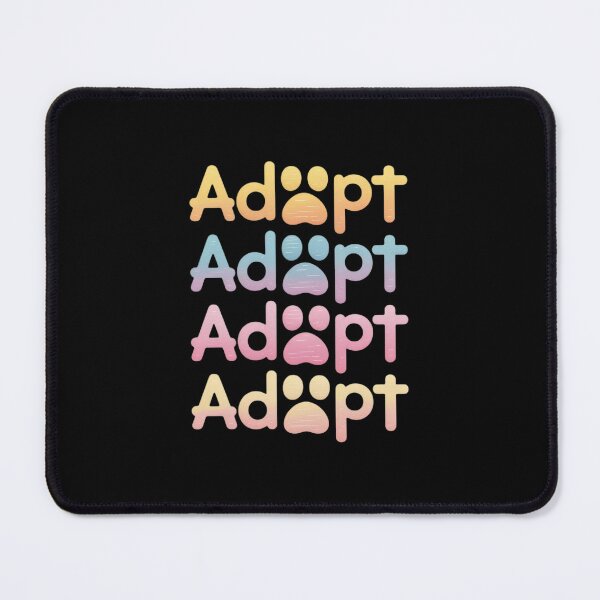 Item preview, Dog Adoption Promotion - Adopt Rescue Pet Animal Rainbow  designed and sold by RsFilsingerArt.