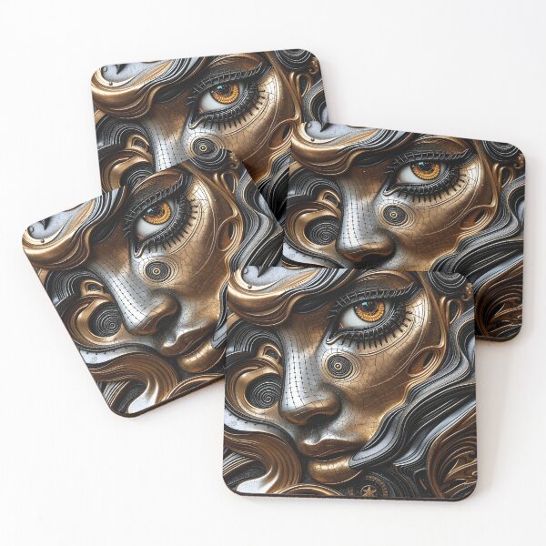 Item preview, Black Marble Gold Flow Border designed and sold by Mythinkingart.