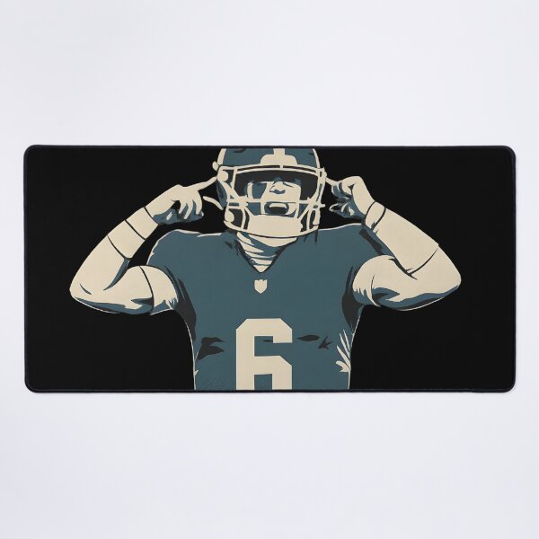 Item preview, Jaxson Dart #6 Duotone Print: NY Giants Rookie QB Fan Art – Vintage NFL Throwback Wall Decor for Big Blue Die-Hards & Tailgate Legends designed and sold by WAUZ.