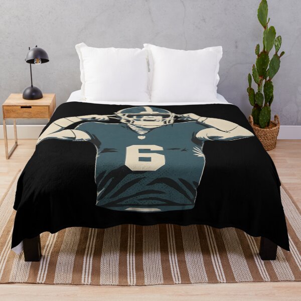 Item preview, Jaxson Dart #6 Duotone Print: NY Giants Rookie QB Fan Art – Vintage NFL Throwback Wall Decor for Big Blue Die-Hards & Tailgate Legends designed and sold by WAUZ.