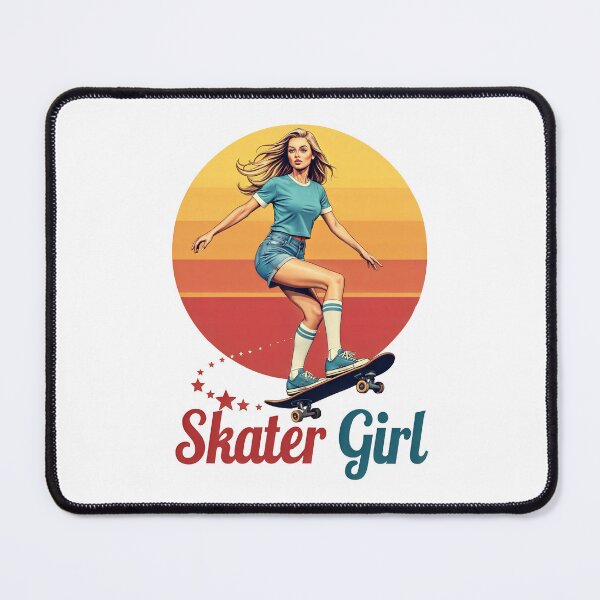 Item preview, Sunset Skater Girl on a Skateboard designed and sold by DigitalPartisan.
