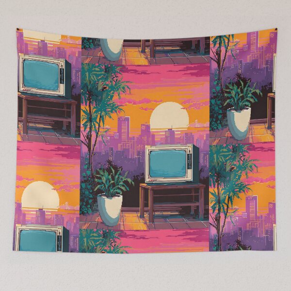 Item preview, Glitch Vaporwave Pixel Art designed and sold by bapupa.