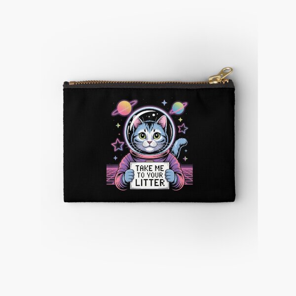Item preview, Take Me To Your Litter Funny Cat Ufo Alien Space designed and sold by CaraRuth.