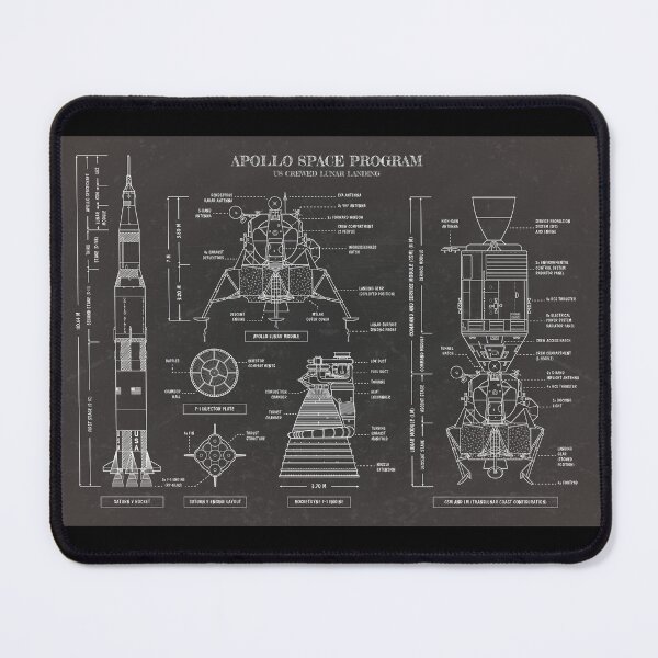 Item preview, Apollo Program (1961 - 1975) Blackboard designed and sold by BGALAXY.