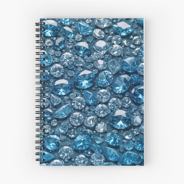 Item preview, sparkling light blue and blue gemstones, diamonds, crystals designed and sold by DigitalPartisan.