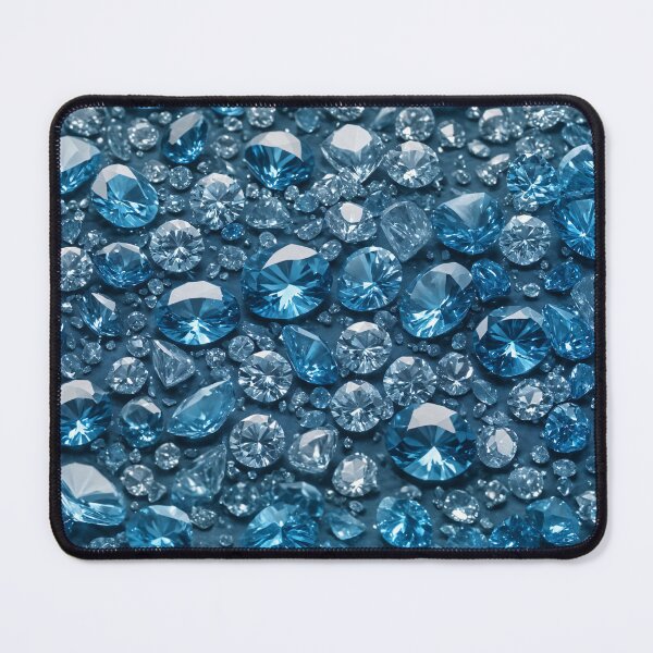 Item preview, sparkling light blue and blue gemstones, diamonds, crystals designed and sold by DigitalPartisan.