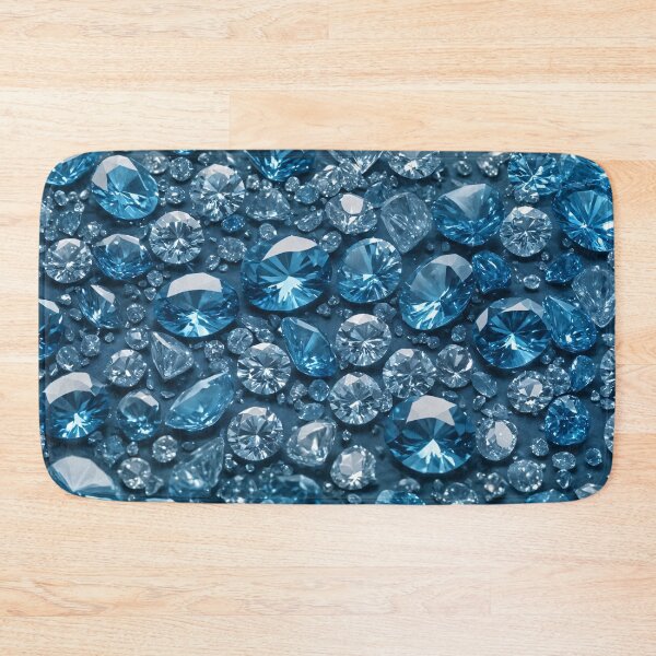 Item preview, sparkling light blue and blue gemstones, diamonds, crystals designed and sold by DigitalPartisan.