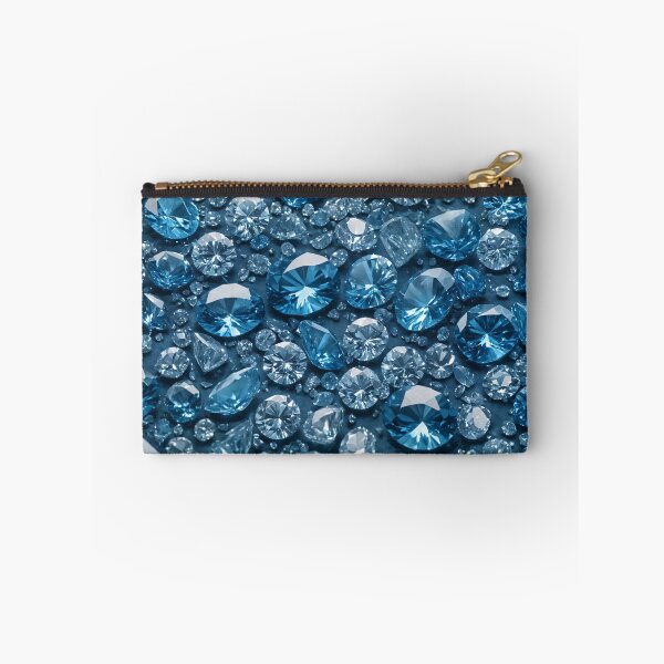 Item preview, sparkling light blue and blue gemstones, diamonds, crystals designed and sold by DigitalPartisan.