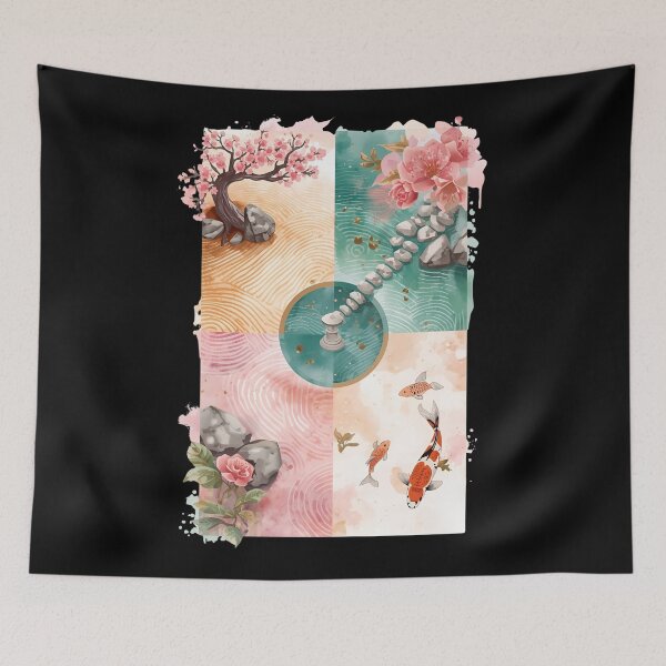 Item preview, Ikigai Japanese Zen Garden Harmony designed and sold by ChicTrendz.