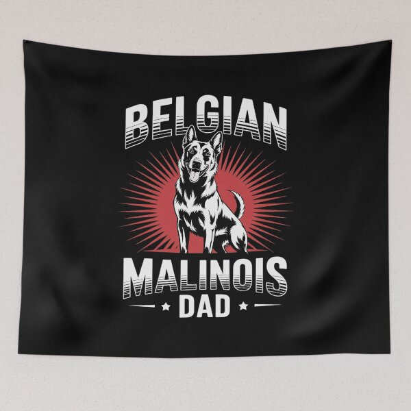 Item preview, Dog Lover Fathers Day Pet Dad Animal Belgian Malinois  designed and sold by RsFilsingerArt.