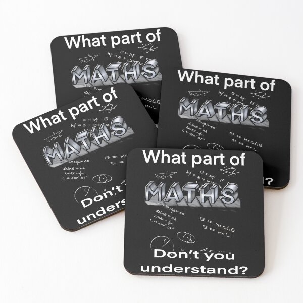 Item preview, Math - What Part of Maths Don't You Understand?" Funny Mathematics Geek designed and sold by Artonmytee.