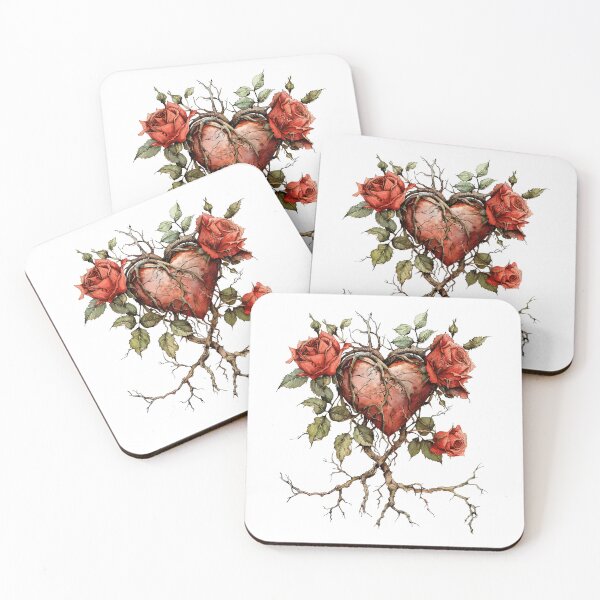 Item preview, Rooted Rose Heart designed and sold by Liededrom..