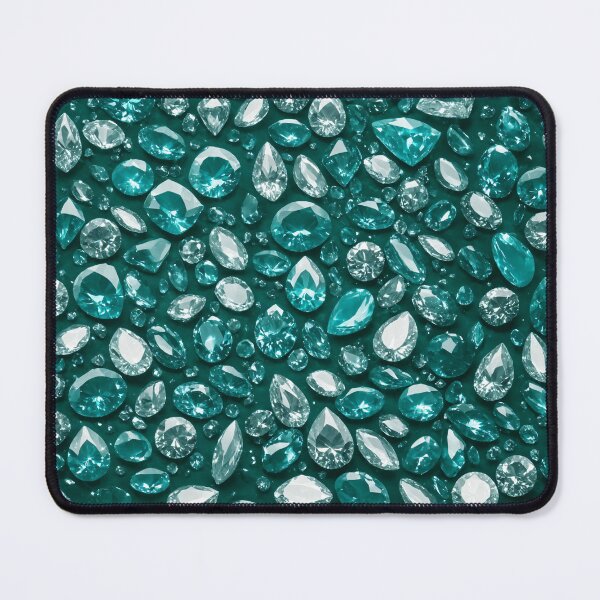 Item preview, sparkling green and turquoise gemstones, diamonds, crystals designed and sold by DigitalPartisan.