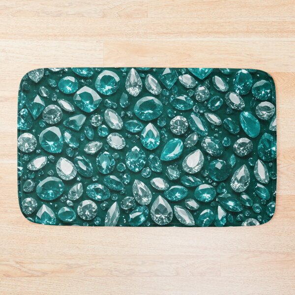 Item preview, sparkling green and turquoise gemstones, diamonds, crystals designed and sold by DigitalPartisan.