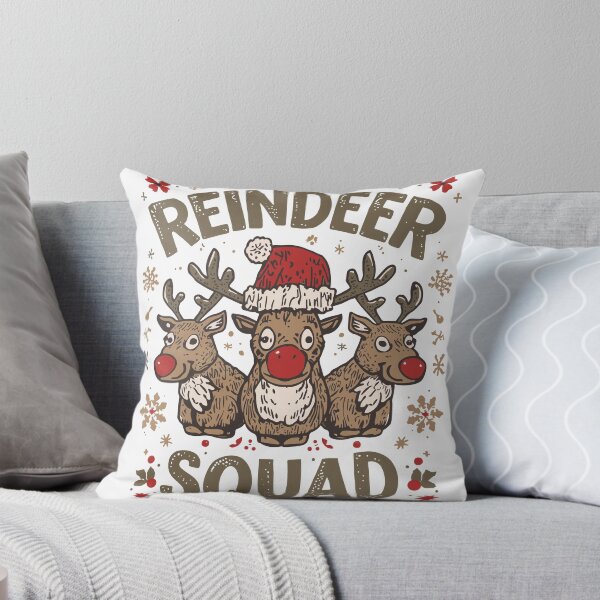 Item preview, Vintage Reindeer Squad Christmas Design designed and sold by DavidTeeStudio.