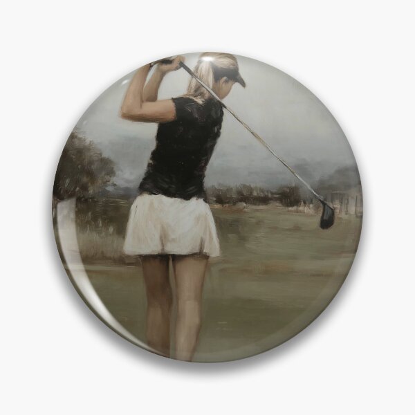 Item preview, Woman Golfing on a Cloudy Day designed and sold by lautir.
