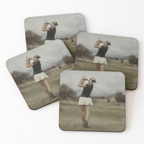 Item preview, Woman Golfing on a Cloudy Day designed and sold by lautir.