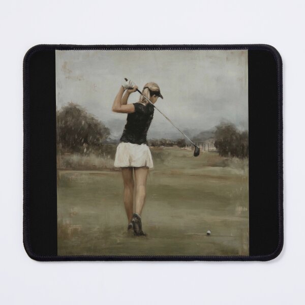Item preview, Woman Golfing on a Cloudy Day designed and sold by lautir.