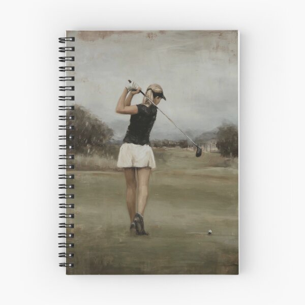 Item preview, Woman Golfing on a Cloudy Day designed and sold by lautir.