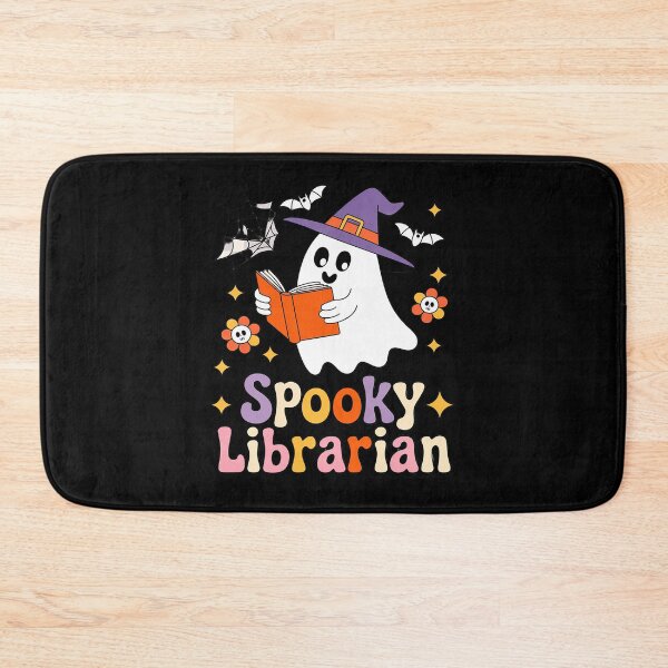 Item preview, Groovy Spooky Librarian Halloween Library ghost Librarian  designed and sold by RoyTill0Art.