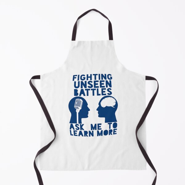 Item preview, Luchando en batallas invisibles: pide más información (AZUL) designed and sold by ezcreate.media.