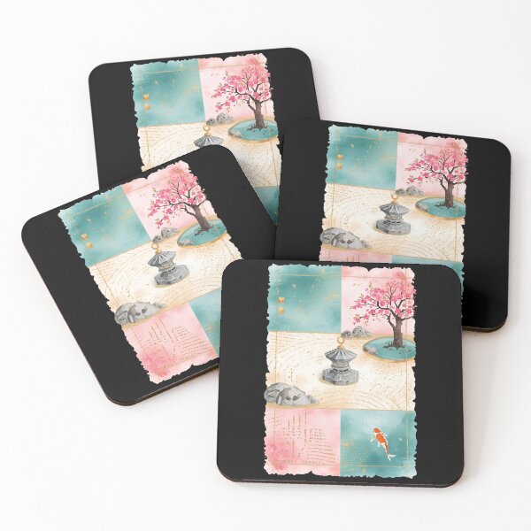 Item preview, Ikigai Watercolor Zen Meditation Garden designed and sold by ChicTrendz.