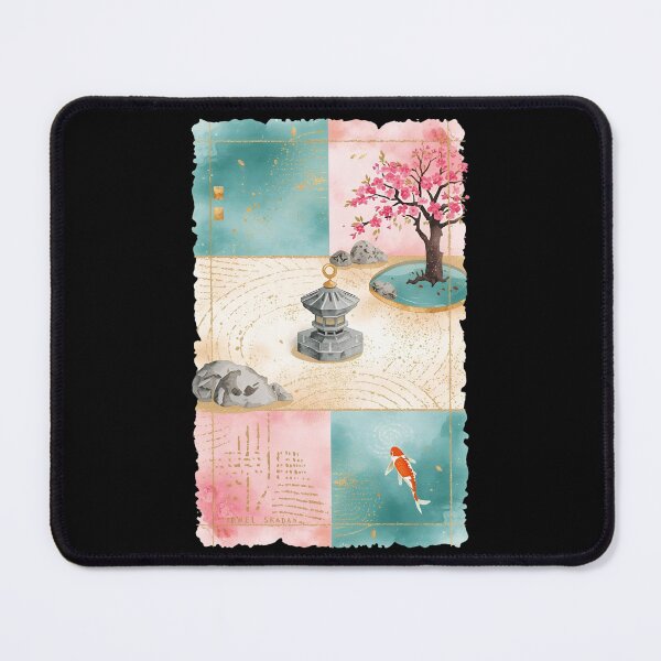 Item preview, Ikigai Watercolor Zen Meditation Garden designed and sold by ChicTrendz.