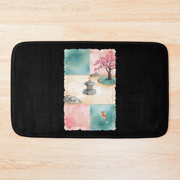 Item preview, Ikigai Watercolor Zen Meditation Garden designed and sold by ChicTrendz.