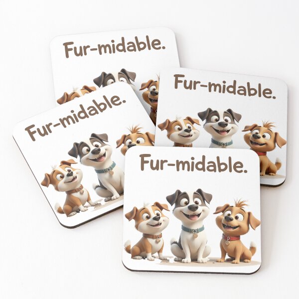 Item preview, Clever Dogs - Fur-midable designed and sold by Petalandfur.