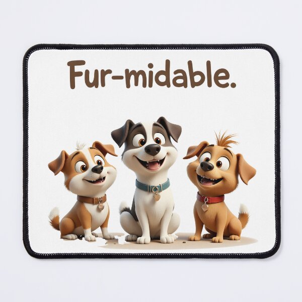 Item preview, Clever Dogs - Fur-midable designed and sold by Petalandfur.