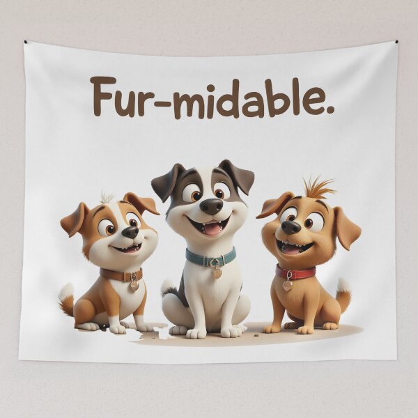 Item preview, Clever Dogs - Fur-midable designed and sold by Petalandfur.