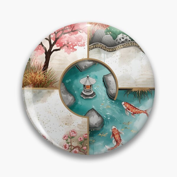 Item preview, Ikigai Peaceful Zen Garden Dream designed and sold by ChicTrendz.